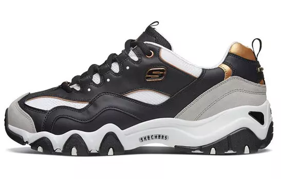 Кроссовки мужские D"LITES 2.0 Chunky с низким верхом, черные/золотые Skechers