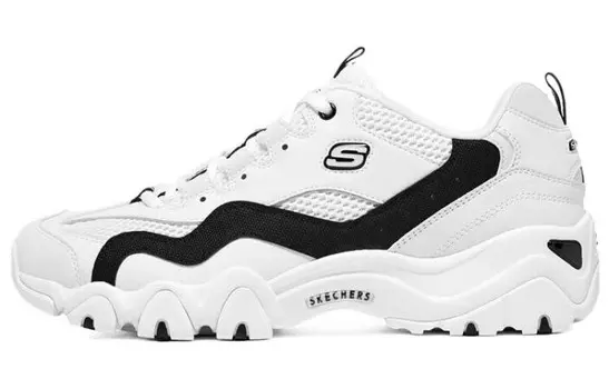 Кроссовки мужские D"LITES 2.0 Chunky с низким верхом черного/белого цвета Skechers