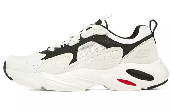 Кроссовки мужские D"Lites 4.0 Chunky с низким верхом, белые/черные/красные Skechers
