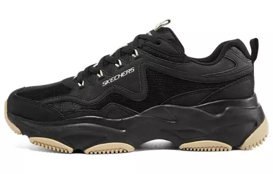 Кроссовки мужские D"Lites 4.0 Chunky с низким верхом черного/натурального цвета Skechers