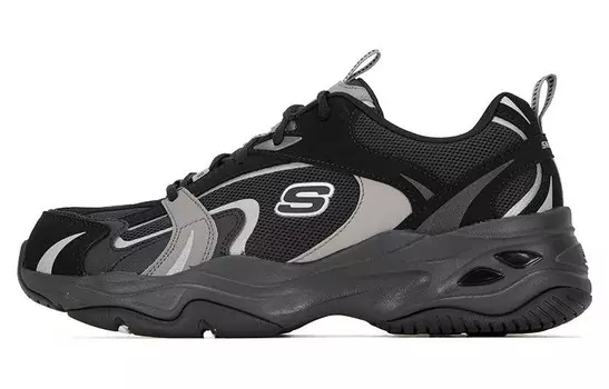 Кроссовки мужские D"Lites 4.0 Chunky с низким верхом, черные/серые Skechers