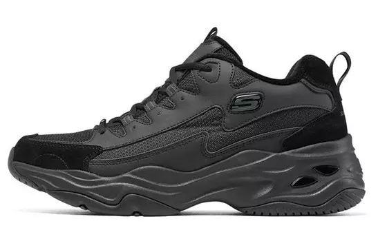Кроссовки мужские D"Lites 4.0 Chunky с низким верхом черного цвета Skechers