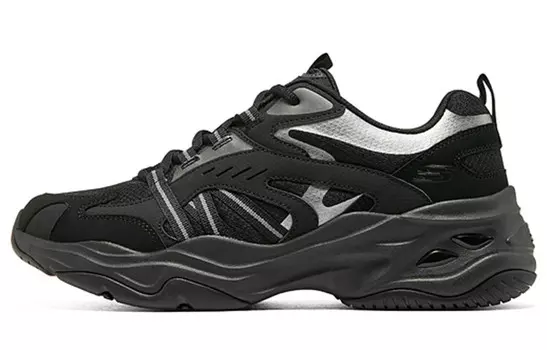Кроссовки мужские D"Lites 4.0 Chunky с низким верхом, черные/серебристые Skechers