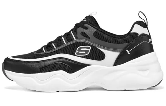Кроссовки мужские D"LITES AIRY 3.0 Chunky среднего размера черного/белого цвета Skechers