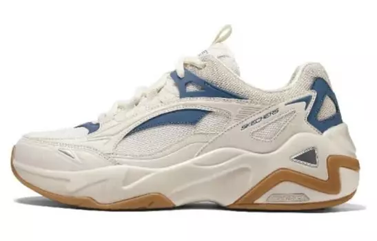 Кроссовки мужские D"LITES HYPER BURST с низким верхом белого/синего цвета Skechers