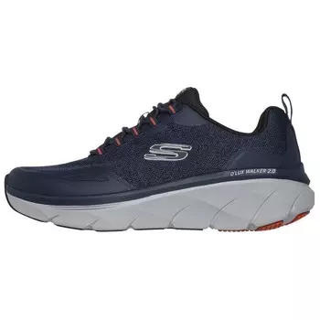 Кроссовки мужские D"Lux Walker 2.0 с низким верхом темно-синие/оранжевые Skechers