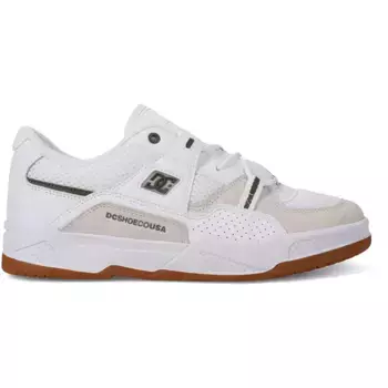 Кроссовки мужские DC Shoes Construct, белый/зеленый