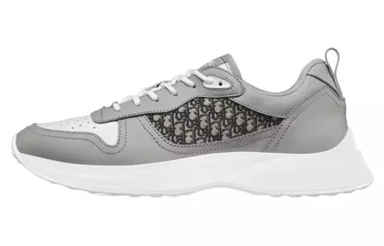 Кроссовки мужские Dior B25 Lifestyle, белый / серый
