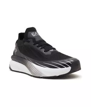 Кроссовки мужские Ea7 текстильные на платформе, черный