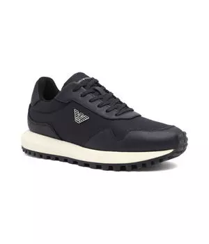 Кроссовки мужские Emporio Armani повседневные с логотипом бренда, синий