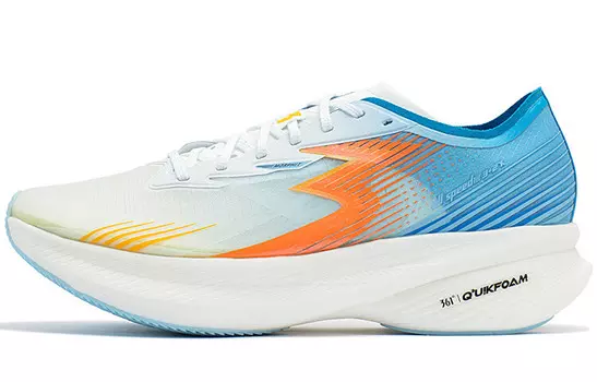 Кроссовки мужские Flame ST с низким верхом 361 Degree белый/лазерно-синий 361°