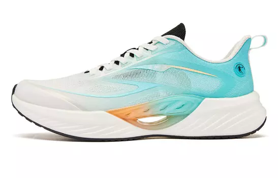 Кроссовки мужские Flying Shadow Team2.0 с низким верхом White Lake Water Blue Qiaodan