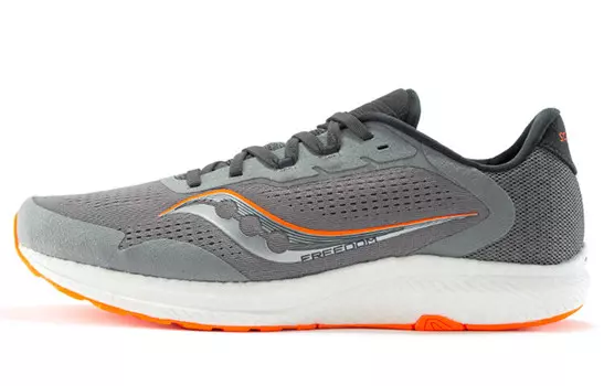 Кроссовки мужские Freedom 4 с низким верхом серо-оранжевые Saucony