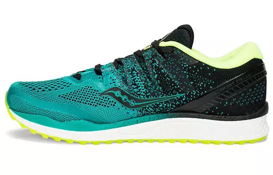 Кроссовки мужские Freedom Running Shoes Low-top Black/Green/White Saucony