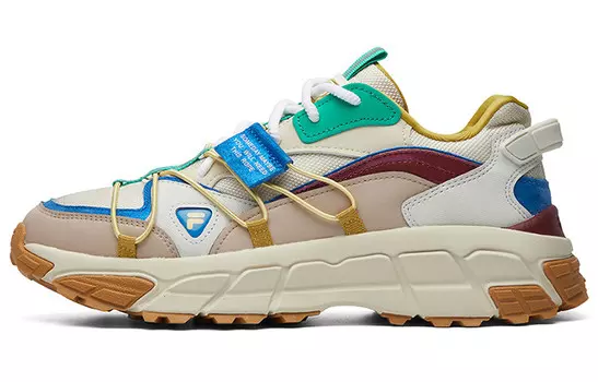 Кроссовки мужские FUSION Series Chunky с низким верхом белого/синего/красного цвета Fila Fusion