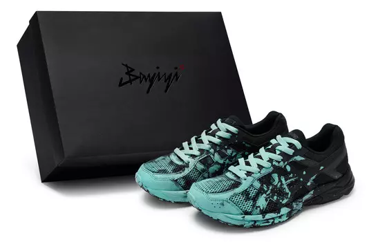 Кроссовки мужские Gel-Contend 4 с низким верхом цвета Тиффани Asics