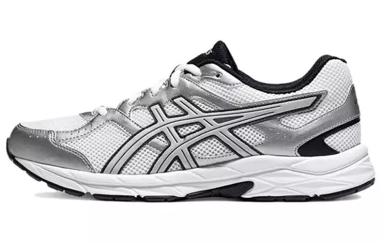 Кроссовки мужские Gel-Contend Cn с низким верхом, белый/серебряный Asics