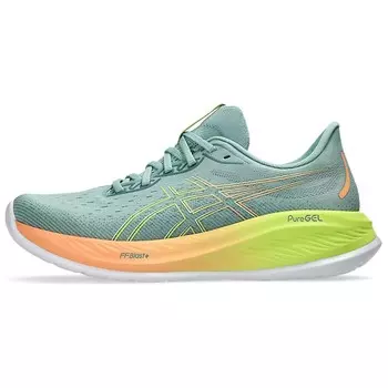 Кроссовки мужские GEL-CUMULUS 26 с низким верхом, зеленые, оранжевые Asics