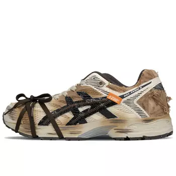 Кроссовки мужские Gel-Flux 4 с низким верхом, черные/коричневые Asics
