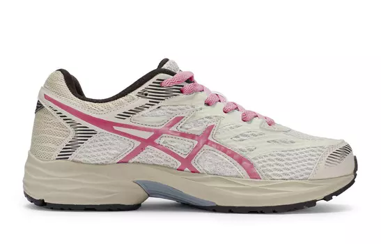 Кроссовки мужские Gel-Flux 4 с низким верхом бежевые/розово-красные Asics