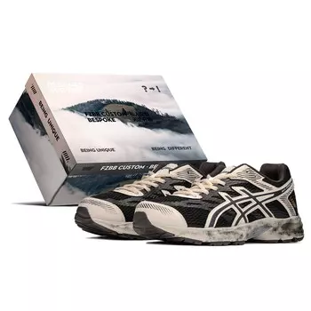 Кроссовки мужские Gel-Flux 4 с низким верхом, черные/коричневые Asics