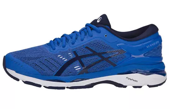 Кроссовки мужские Gel-Kayano 24 с низким верхом, синие/черные Asics
