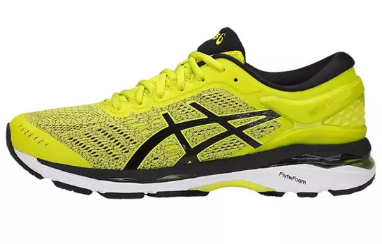 Кроссовки мужские Gel-Kayano 24 с низким верхом, лимонно-желтые/черные Asics