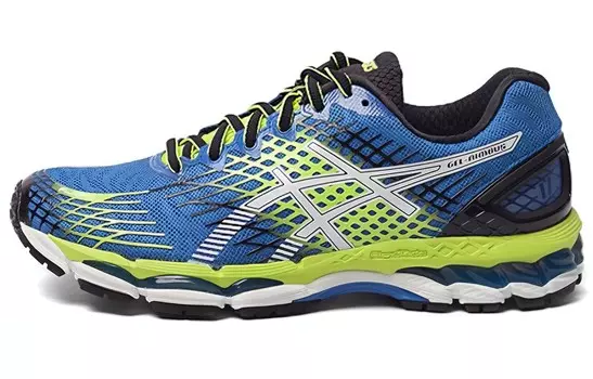 Кроссовки мужские GEL-Nimbus 17 с низким верхом, синие/желтые Asics