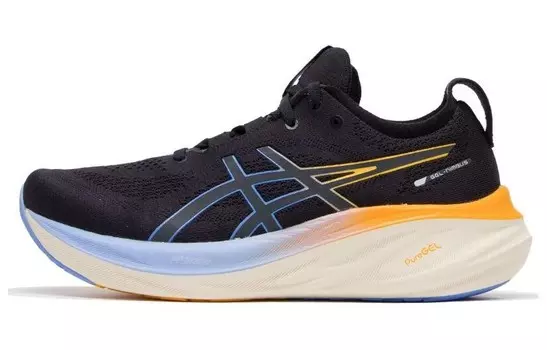 Кроссовки мужские GEL-NIMBUS 26 с низким верхом Scar черный/коричневый Asics