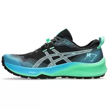 Кроссовки мужские GEL-Trabuco 12 с низким верхом, черные/ярко-голубые Asics