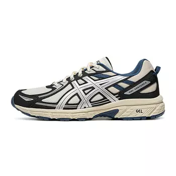 Кроссовки мужские Gel-Venture 6 с низким верхом, белые/черные Asics