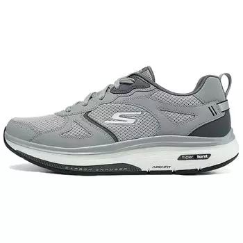 Кроссовки мужские GO WALK для бега мужские с низким верхом серые Skechers
