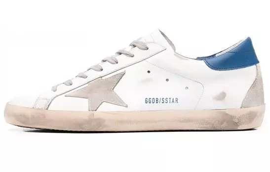 Кроссовки мужские Golden Goose Super-Star, белый / синий