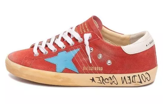 Кроссовки мужские Golden Goose Super-Star Skateboarding, красный