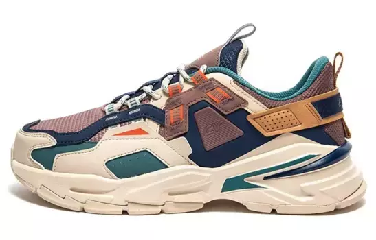 Кроссовки мужские грубые низкие березовые/синий фьордовые Erke