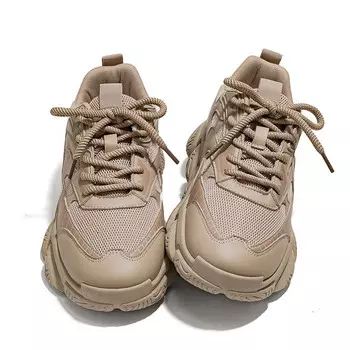 Кроссовки мужские грубые низкие цвета хаки Warrior