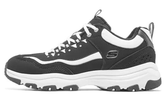 Кроссовки мужские I-Conik Chunky с низким верхом, черные/белые Skechers