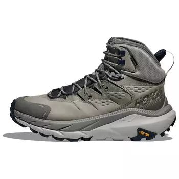 Кроссовки мужские Kaha 2 Hiking с высоким верхом серые Hoka One One
