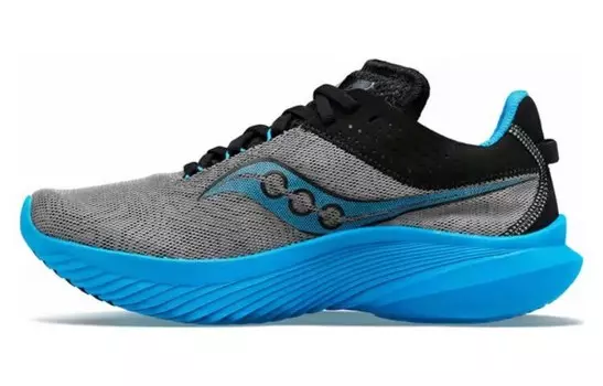 Кроссовки мужские Kinvara 14 с низким верхом серые/черные Saucony