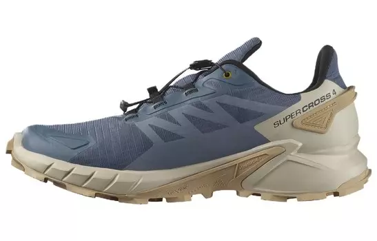 Кроссовки мужские кроссовки с низким верхом синего/бежевого цвета Salomon