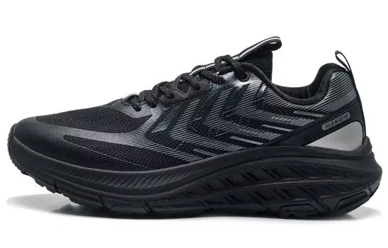 Кроссовки мужские Kunwu с низким верхом, черные/угольно-черные Xtep