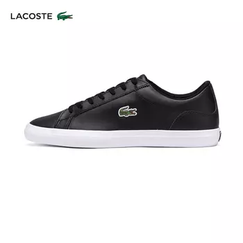 Кроссовки мужские Lacoste из крокодиловой кожи, черный