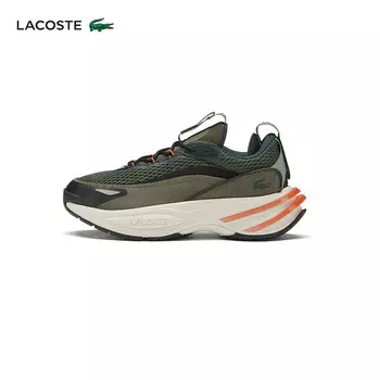 Кроссовки мужские Lacoste из крокодиловой кожи, зеленый