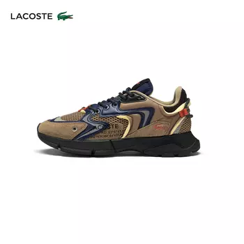 Кроссовки мужские Lacoste Neo из крокодиловой кожи, хаки / темно-зеленый