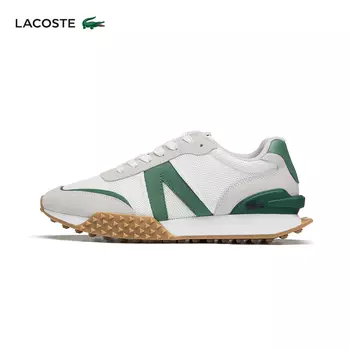 Кроссовки мужские Lacoste с цветными блоками, белый / зеленый