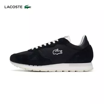 Кроссовки мужские Lacoste спортивные, черный / белый