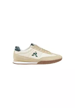 Кроссовки мужские Le Coq Sportif комбинированные, бежево-зеленый