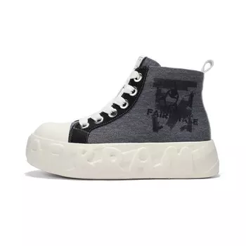 Кроссовки мужские Lifestyle Shoes Men High-Top Fairwhale, черный