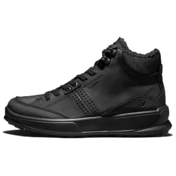 Кроссовки мужские Lifestyle Shoes Men High-Top Ecco, черный