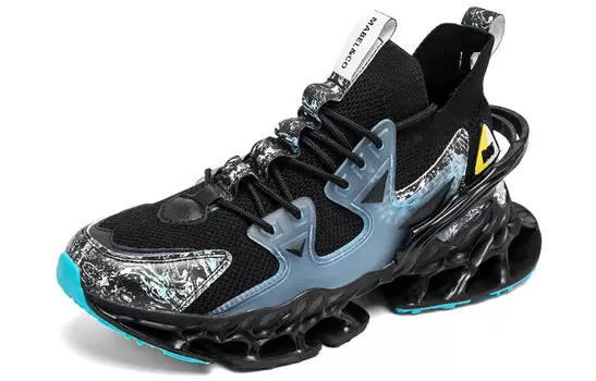 Кроссовки мужские Lifestyle Shoes Men High-Top Mabel&Co, черный/синий